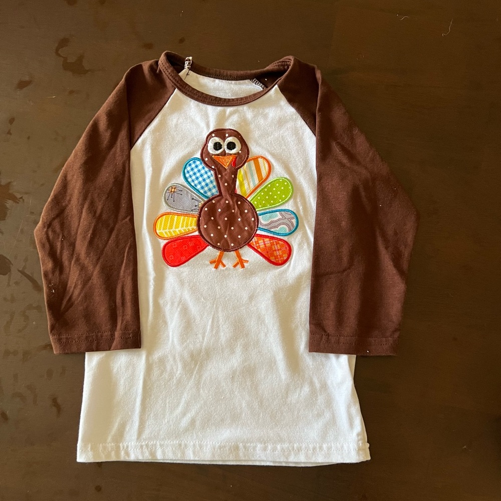 Thanksgiving reglan shirt.